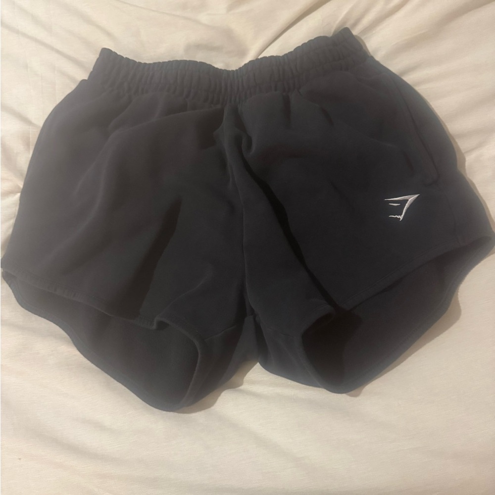 Black Gymshark rest day shorts